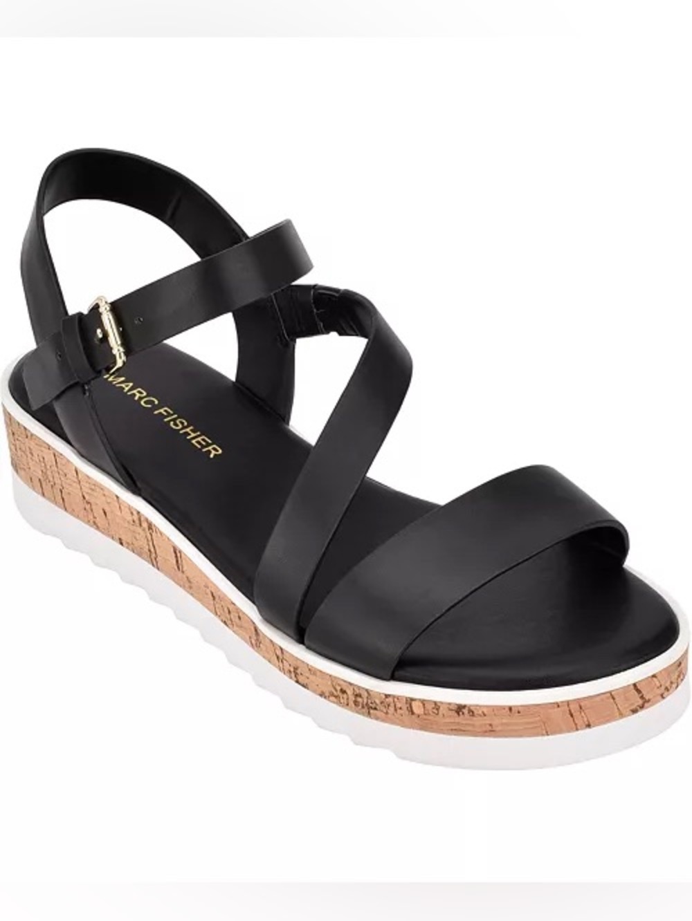 Marc Fisher Women's Grandie Treaded Flatform Wedge Sandals
